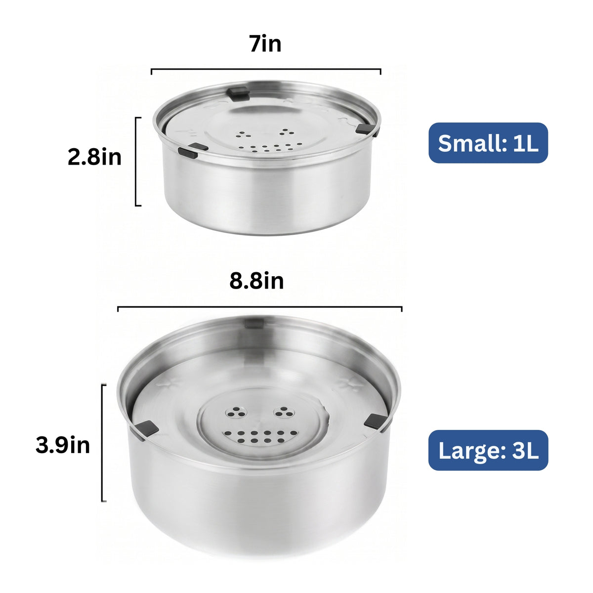Woofers Company™ Orthopedic Anti-Spill Water Bowl