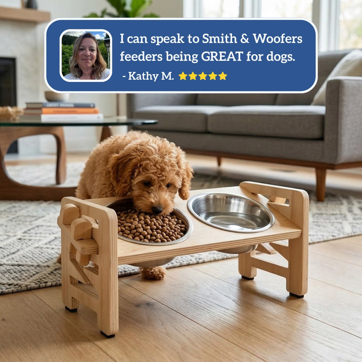 Woofers Company™ Orthopedic Feeder